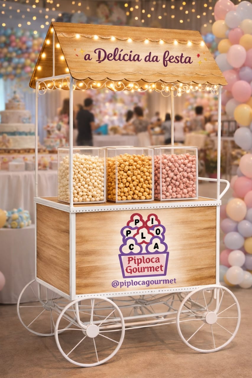 Carrinho Piploca Gourmet